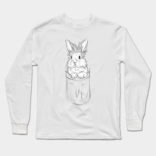 Löwenkopf Hase im Beutel Long Sleeve T-Shirt